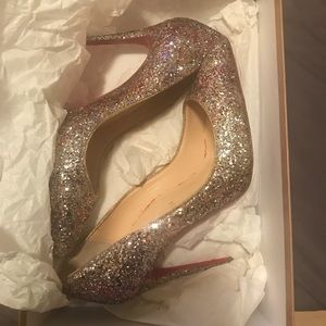 Christian Louboutin Pigalle Follies glitter pumps